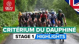 The Breakaway Fights Hard For The Win! | Critérium Du Dauphiné 2023 Highlights - Stage 1