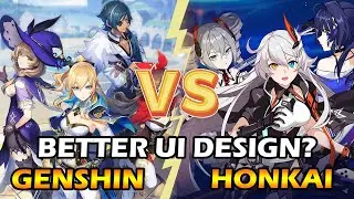 WHY I THINK GENSHIN IMPACT HAS BETTER UI DESIGN! - Genshin Impact Vs Honkai Impact Discussion