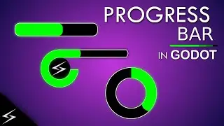 Every Type of Progress Bar available in Godot | Dicode