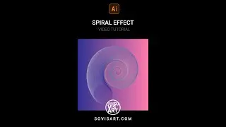 3D Spiral effect in Illustrator by Sovisart 