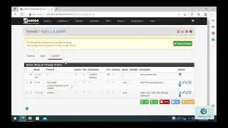 6 #pfsense  Configure Standard Rules