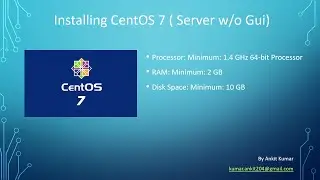 Installing CentOS 7 Server on VMware Vbox !!