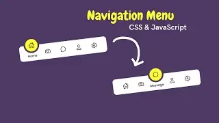 Navigation Menu using HTML, CSS & JavaScript | Coders Villa