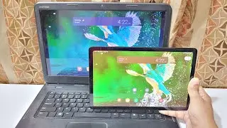 How to Connect Tablet to Laptop | Share Tablet Screen on Laptop