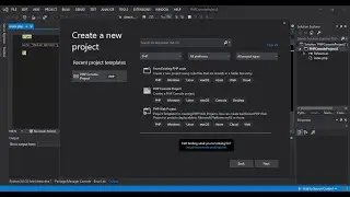 PHP in Visual Studio 2019 | Getting Started