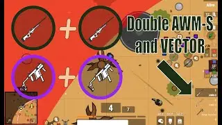 2 AWM-S, 2 VECTOR (Surviv.io- Snowy Desert Rain Update) 15x Scope in Greenhouse Bunker! (FAIL)