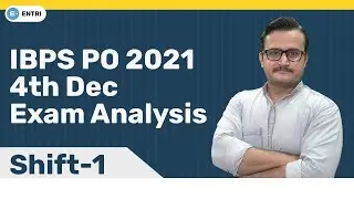 IBPS PO 2021 PRELIMS EXAM ANALYSIS | 4th DEC SHIFT-1 | IBPS PO 2021 PRE EXAM ANALYSIS & QUESTIONS