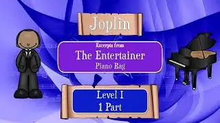 Scott Joplin (The Entertainer) Rhythm Play-Along for Classroom Instruments-Level 1