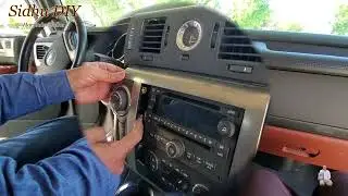 How To Remove Center Trim Bezel on HUMMER H2  | How To Remove Dash Trim | Climate Control Console