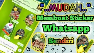 how to make a whatsapp sticker with your own photo // Latest 2020