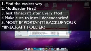 How to Install Minecraft Mods MAC! EASY!