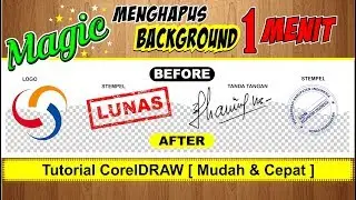 [MAGIC] Cara Menghapus Background di Coreldraw - Tutorial Coreldraw