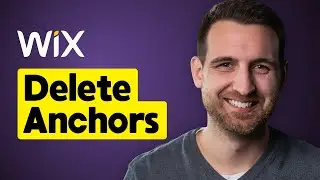 How to Delete Anchor on Wix