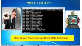 How To Any Virus Remove Using CMD Command | Remove Virus By Attrib Command