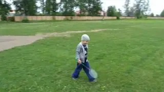 Бадминтон.  Подвижные игры для детей летом.