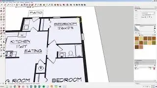 Floor Plans in SketchUp Part 2 - From Images