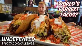 ONLY 30 MINUTES TO FINISH THIS UNDEFEATED TACO CHALLENGE IN INDIANA | BIGGEST TACOS EVER!