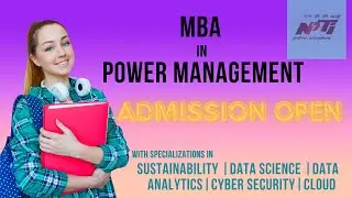 Admission Open in MBA at National Power Training Institute, Ministry of Power, Govt. of India