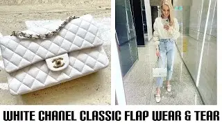 CHANEL WHITE CLASSIC FLAP - 1 year review