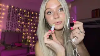 ASMR| Apple Mic- Applying Chapstick, Personal Attention, Light Mouth Sounds