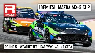 Mazda MX-5 Cup 2023 | Round 5 - WeatherTech Raceway Laguna Seca | Race Highlights