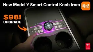 New 2024 Tesla Model Y Smart Control Knob Upgrade from Temu! #temu