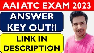 ATC ANSWER KEY 2023 OUT || AAI ATC RESULT 2023 || ATC RESULT 2023 || ATC ANSWER KEY 2023 ||