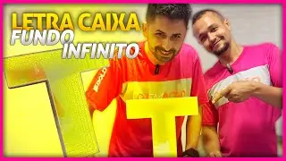 COMO FAZER LETRA CAIXA FUNDO INFINITO