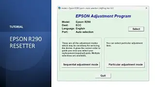 How to Reset Epson R290