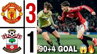 🔴 Southampton vs Manchester United 1-3 |amad diallo hattrick Premier League Highlights & Goals