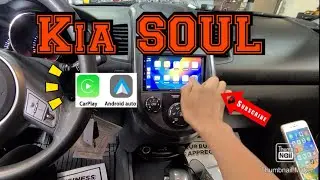 2010-2013 KIA SOUL Apple carplay android auto reverse camera installation