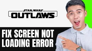 HOW TO FIX STARS WARS OUTLAWS STUCK ON LOADING SCREEN OR NOT LOADING ERROR ON PS5