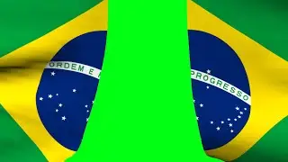 Brazil Flag Transition Green Screen | Graphics & Animation