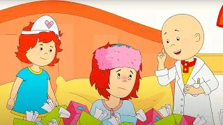 THE DOCTOR AND THE NURSE | Caillou | Halloween Cartoons for Kids | WildBrain Little Jobs