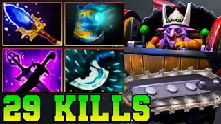 29 Kills Timbersaw With No Death !! TimberSaw Dota 2 Mid Lane Guide Gameplay Skill Carry Build 7.37