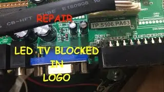 How To Fix LED TV model : OKI. Chassis -TP.S506.PA63- Blocked in LOGO And BOOTLOOP