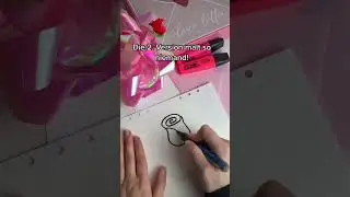 Idee für Valentinstag 💌 DIY Karte 💝 Zeichnung Rose 🌹