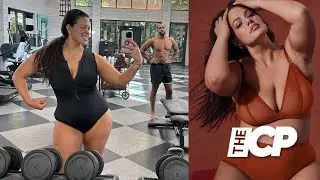 Ashley Graham proudly shows off boob sweat in relatable gym photo