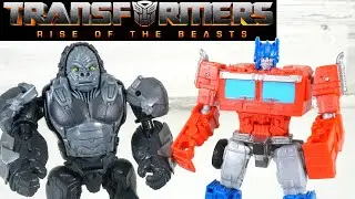 Transformers Rise of the Beasts Beast Weaponizers Optimus Prime and Primal Arrowstripe Chain Claw