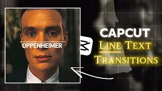 Capcut Line Text Transitions Like Ae || Capcut Tutorial