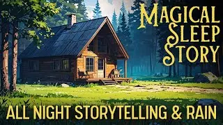 THE ENCHANTED DISCOVERY Bedtime Story For Grown Ups | Storytelling & Rain | Black Screen