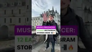 12 Easy Instagram Story Ideas #musicproducer #producer