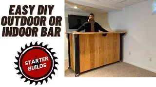 How to build a DIY indoor or outdoor bar