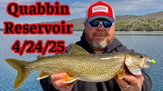 Quabbin Res April 24, 2025 Salmon & Lakers