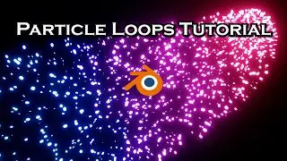 Sci-Fi Neon Particles Loop - Blender Tutorial