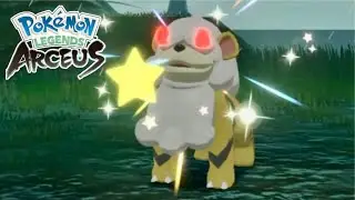 Shiny Alpha Hisuian Growlithe - Pokémon Legends Arceus