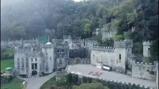 Gwrych castle, Wales. im a celebrity get me out of here uk drone footage