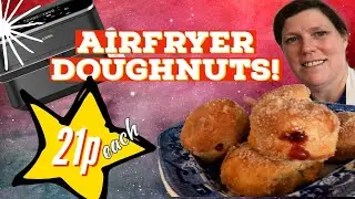 jam DOUGHNUTs in the AIRFRYER