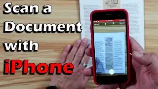 How to scan a document with your iPhone and share it as PDF - Full details