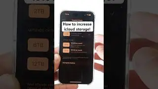 How to increase icloud storage space on iPhone 📱👍